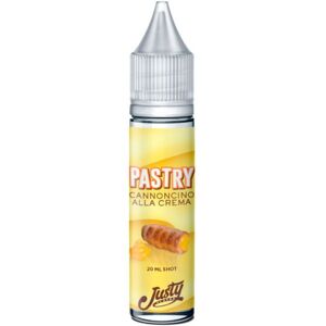 JUSTY FLAVOR PASTRY 20 ML SHOT Cannoncino alla crema pasticcera