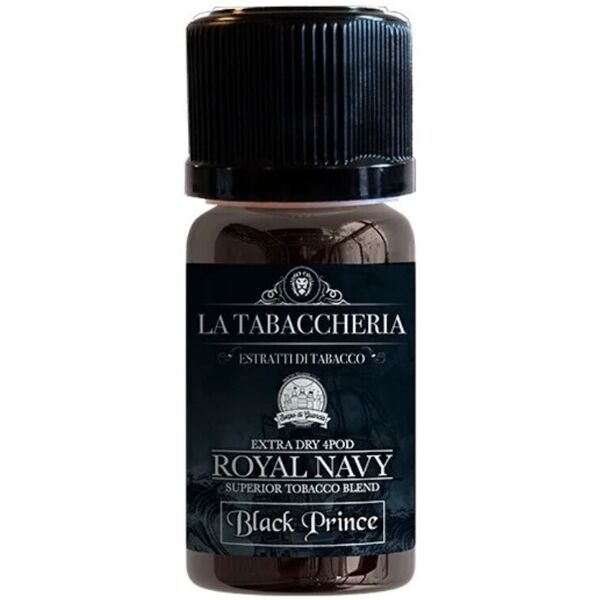 la tabaccheria black prince royal navy 10 ml mini shot linea shot 30 tabacco cavendish latakia oriental