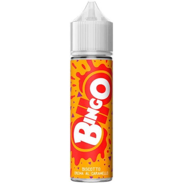 reload vape bingo caramel 20 ml shot biscotto crema caramello