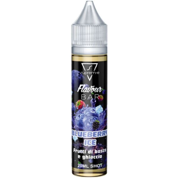 suprem-e flavour bar blueberry ice 20 ml shot frutti di bosco ghiaccio