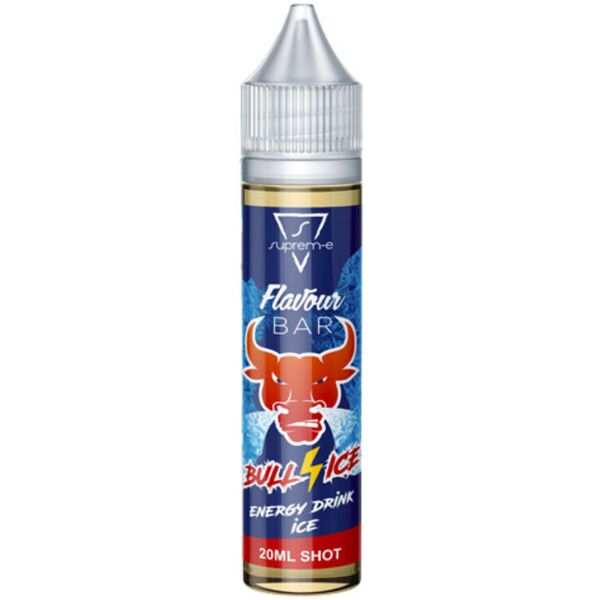 suprem-e flavour bar bull ice 20 ml shot energy drink ghiaccio