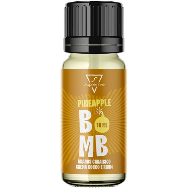 suprem-e pineapple bomb aroma concentrato 10 ml ananas latte di cocco vaniglia