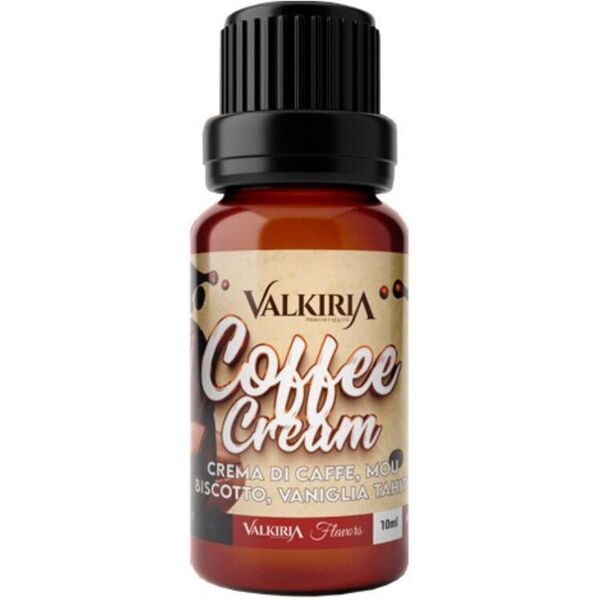 valkiria play coffee cream aroma concentrato 10 ml crema caffe mou biscotto vaniglia