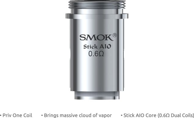 smok 5 pz coil per stick aio e priv one 0.6 ohm