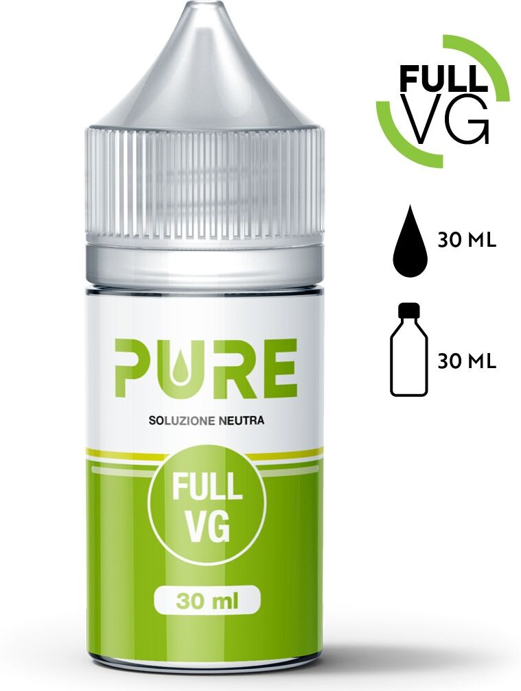 pure full vg base 30 ml per sigaretta elettronica