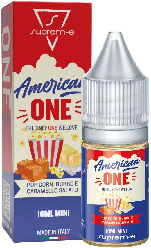 suprem-e americanone 10 ml mini shot pop corn burro caramello salato