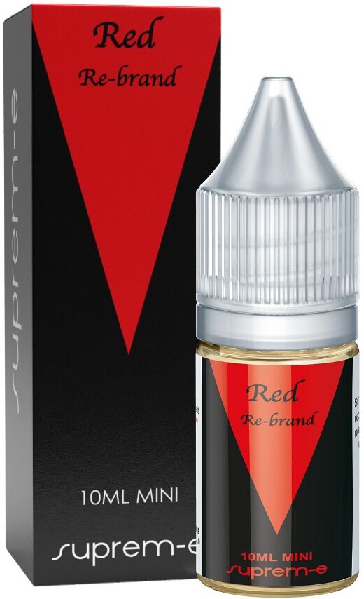 suprem-e red re-brand 10 ml mini shot tabacco scuro