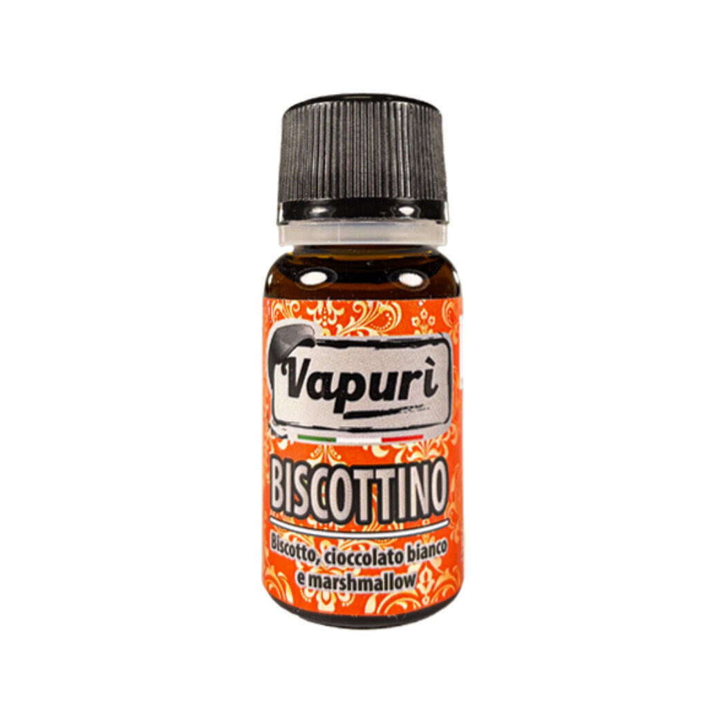 vapuri' biscottino aroma concentrato 12 ml biscotto cioccolato bianco marshmallow