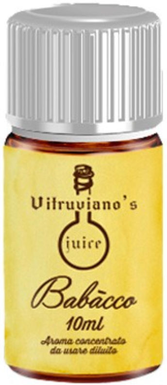 vitruviano's juice babacco aroma concentrato 10 ml tabacco virginia baba' rhum