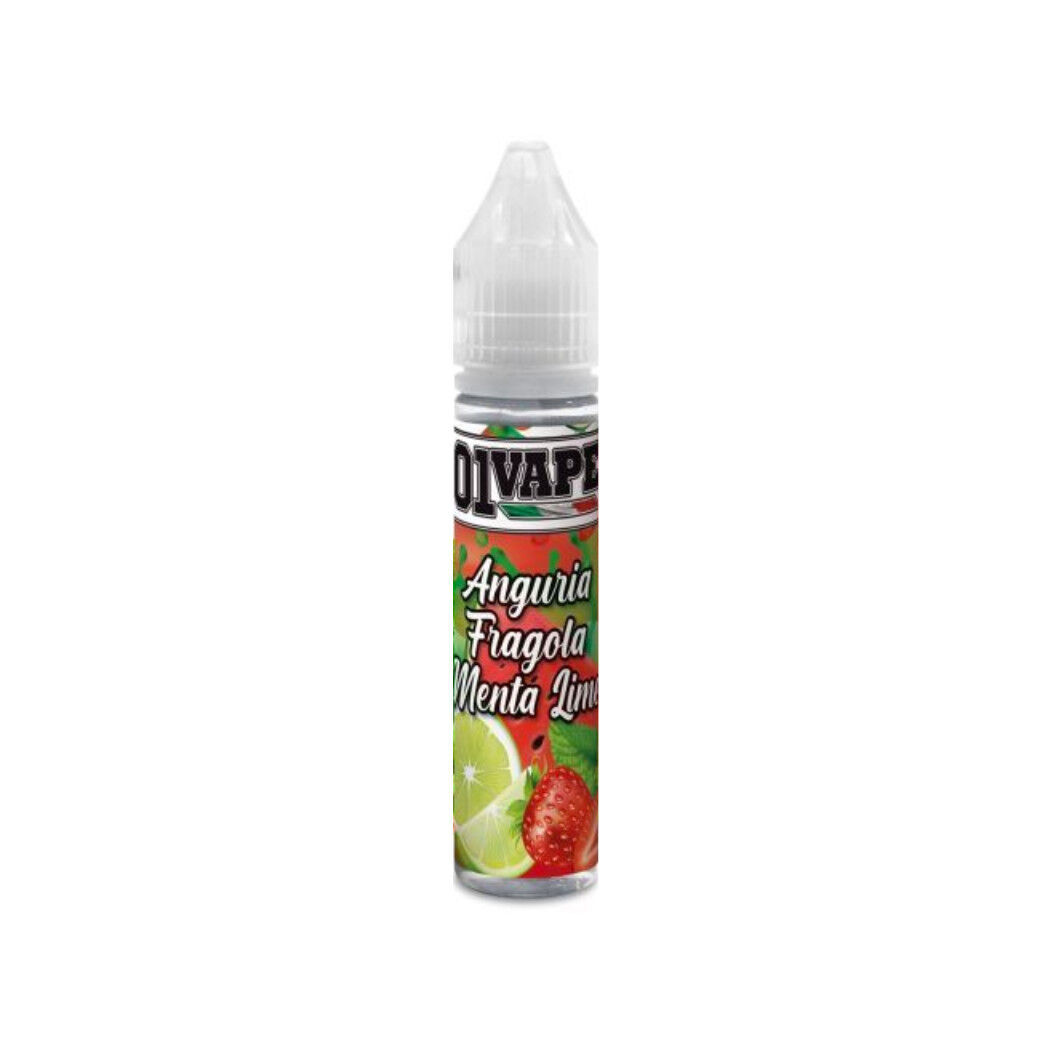 01VAPE ANGURIA FRAGOLA MENTA LIME 20 ML SHOT Anguria Fragola Menta Lime