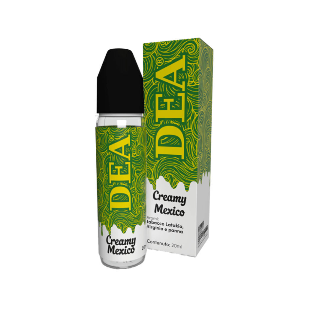 DEA FLAVOR CREAMY MEXICO Shot 20 ML in 60 ML Tabacchi Latakia Virginia Crema latte