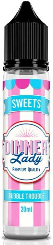 DINNER LADY BUBBLE TROUBLE 20 ML SHOT Chewing Gum Uva Nera