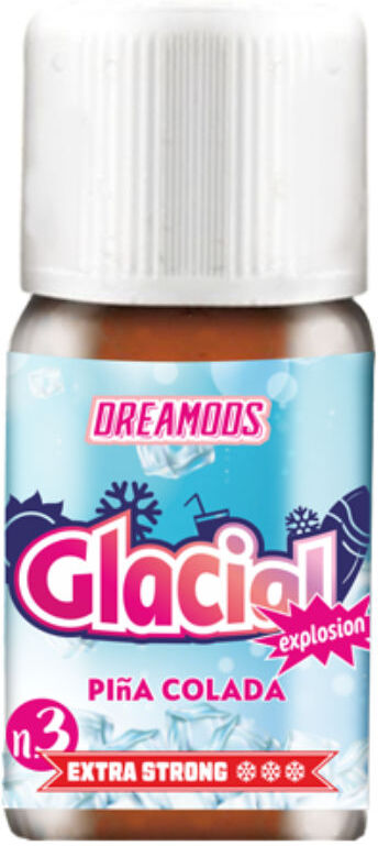 DREAMODS GLACIAL EXPLOSION No. 3 PINA COLADA EXTRA STRONG Aroma concentrato 10 ML Rhum Ananas Cocco Ghiaccio