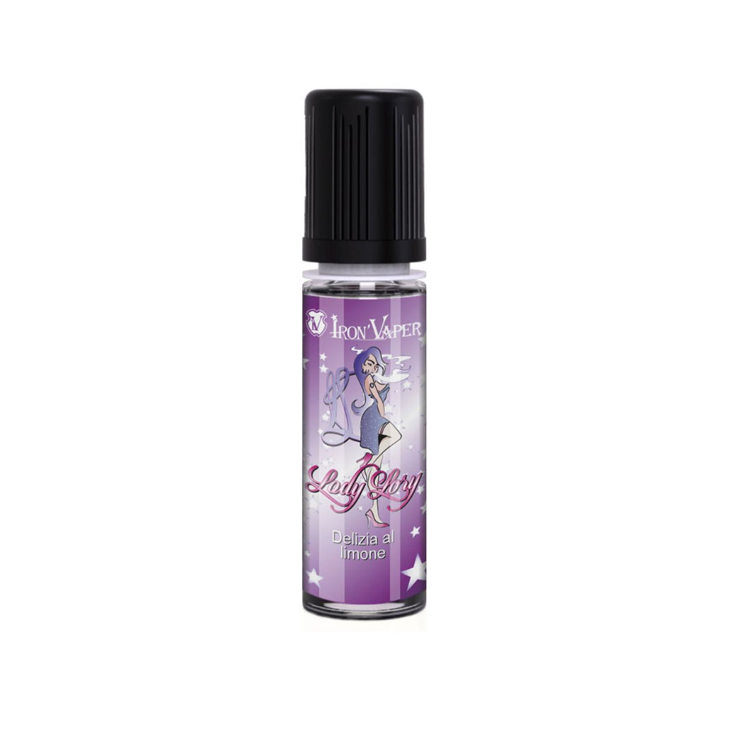 IRON VAPER FLAVOR MAX LADY LORY Aroma concentrato 15 ML Limone Pan di Spagna Crema Chantilly