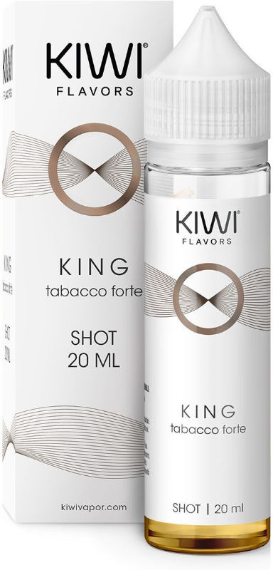 KIWI VAPOR KING 20 ML SHOT Tabacco forte