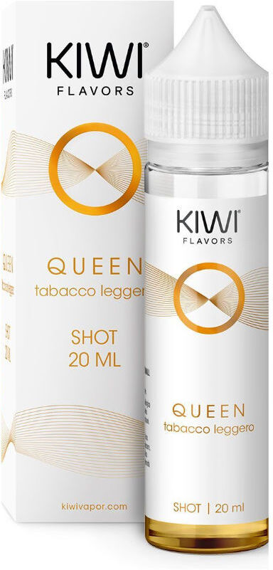 KIWI VAPOR QUEEN 20 ML SHOT Tabacco leggero