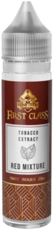 NINETEEN VAPE FIRST CLASS RED MIXTURE Shot 20 ML in 60 ML Tabacchi robusti e tostati