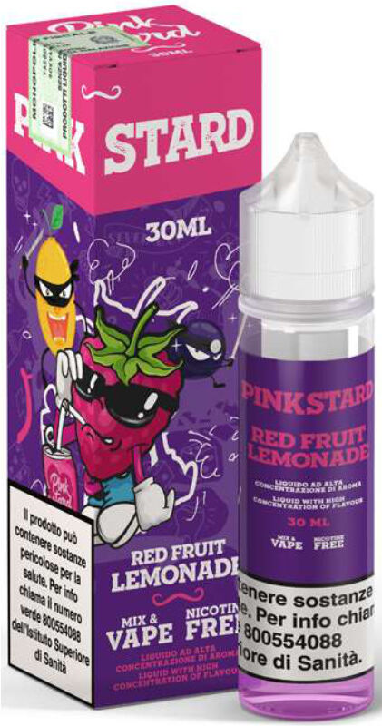 SEVEN WONDERS MIX & VAPE PINKSTARD 30 ML Nicotina 0 Lamponi Fragoline Limonata Ghiaccio