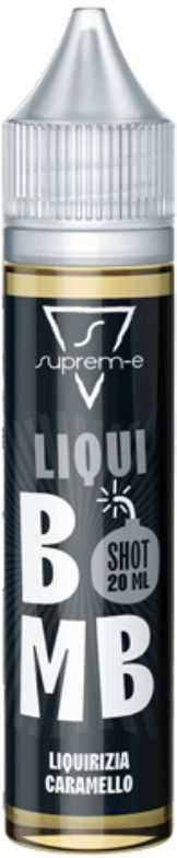 SUPREM-ELIQUIBOMB20MLSHOTMLLiquiriziaCaramello