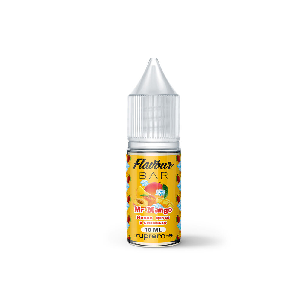 SUPREM-E FLAVOUR BAR MR MANGO Aroma concentrato 10 ML Mango Pesca Ghiaccio