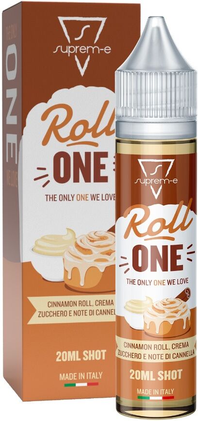 SUPREM-E ROLLONE 20 ML SHOT Cinnamon roll Crema di zucchero Cannella