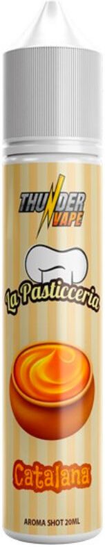 THUNDER VAPE CATALANA LA PASTICCERIA 20 ML SHOT Crema pasticcera Vaniglia Scorza d'Arancia