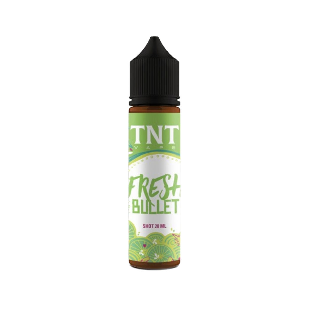 TNT VAPE FRESH BULLET 20 ML SHOT Menta Lime Mirtillo