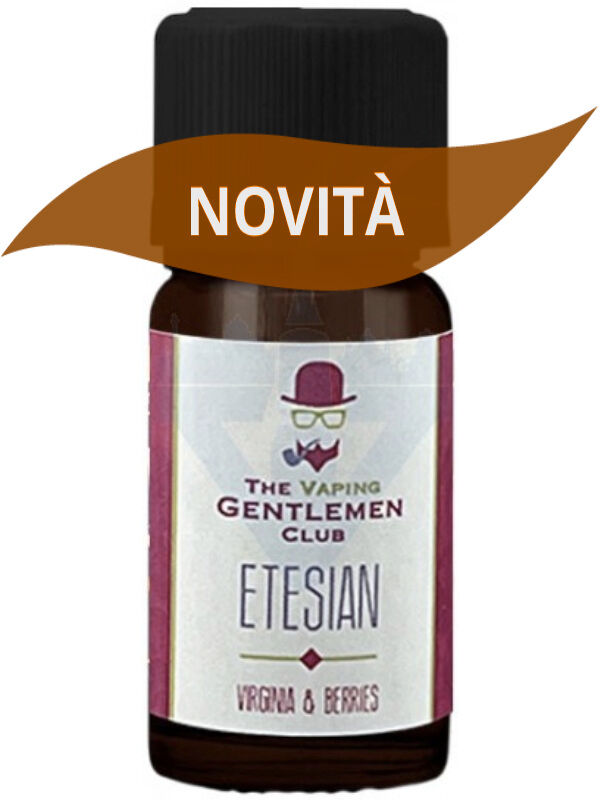 THE VAPING GENTLEMEN CLUB TVGC ETESIAN TOBACCO BLENDS Aroma Concentrato 11 ML Tabacco Virginia Fragole Lampone Mirtilli