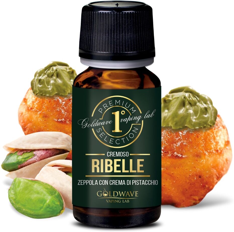 GOLDWAVE RIBELLE Aroma concentrato 10 ML Zeppole Crema Pistacchio