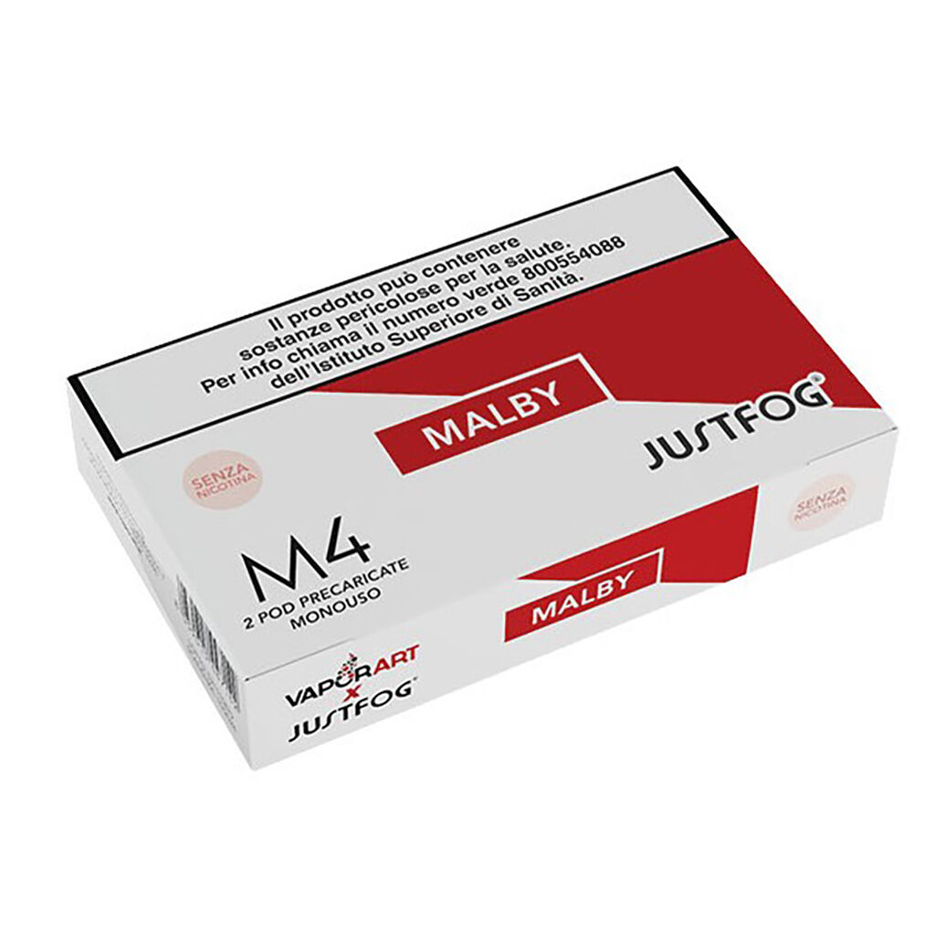 VAPORART POD M4 MALBY 10 ML Nicotina 14 Liquido Pronto per Sigaretta Elettronica