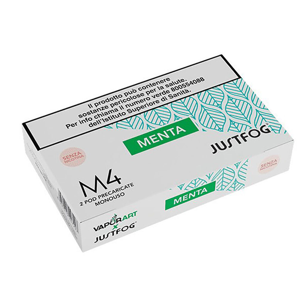 VAPORART POD M4 MENTA 10 ML Nicotina 14 Liquido Pronto per Sigaretta Elettronica