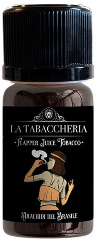 LA TABACCHERIA ARACHIDI DEL BRASILE FLAPPER JUICE 10 ML MINI SHOT LINEA SHOT 30 Tabacco Noccioline