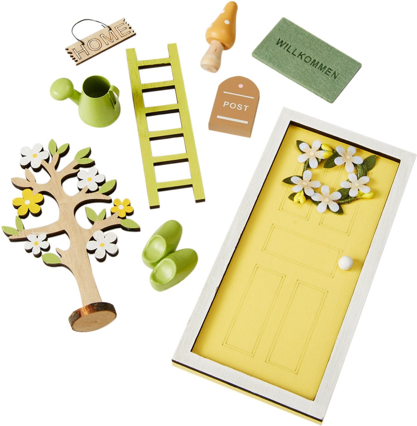 bonprix Soprammobile giardino con porta dell'elfo (set 9 pezzi)