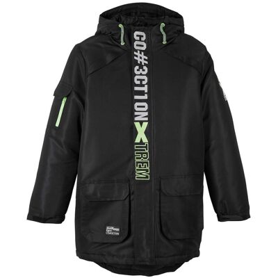 bonprix Giacca invernale con dettagli sportivi e cappuccio 140 bonprix Giacca invernale con dettagli sportivi e cappuccio 140