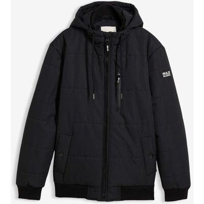 bonprix Giacca trapuntata invernale stile bomber con cappuccio 66 bonprix Giacca trapuntata invernale stile bomber con cappuccio 66