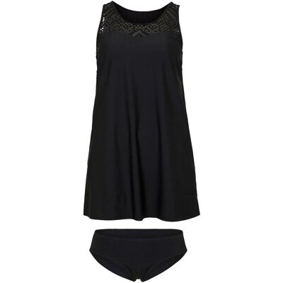 bonprix Tankini lungo con pizzo ad asciugatura rapida (set 2 pezzi) 60 bonprix Tankini lungo con pizzo ad asciugatura rapida (set 2 pezzi) 60