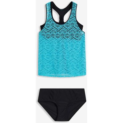 bonprix Tankini con pizzo elasticizzato (set 2 pezzi) 44 bonprix Tankini con pizzo elasticizzato (set 2 pezzi) 44