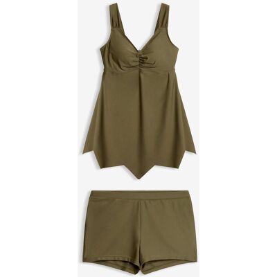 bonprix Tankini lungo con fondo a zigzag (set 2 pezzi) 48 bonprix Tankini lungo con fondo a zigzag (set 2 pezzi) 48