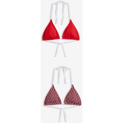 bonprix Reggiseno bikini a triangolo (pacco da 2) 46 bonprix Reggiseno bikini a triangolo (pacco da 2) 46