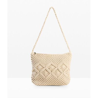 bonprix Borsa a tracolla effetto macramé 0 bonprix Borsa a tracolla effetto macramé 0