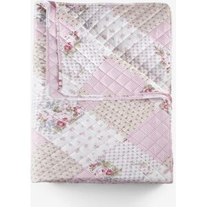 Bonprix Trapunta Rosa con Rose - Motivo Decorativo, Diverse Misure, Federe 2 in 1 Bonprix Trapunta Rosa con Rose - Motivo Decorativo, Diverse Misure, Federe 2 in 1