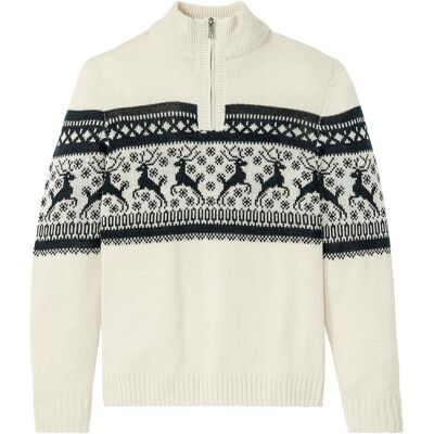 bonprix Maglione norvegese con mezza zip 52 bonprix Maglione norvegese con mezza zip 52