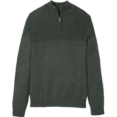 bonprix Maglione con collo alto e zip, regular fit 68 bonprix Maglione con collo alto e zip, regular fit 68