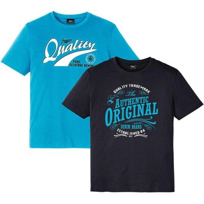 bonprix T-shirt in puro cotone biologico (pacco da 2) 52 bonprix T-shirt in puro cotone biologico (pacco da 2) 52