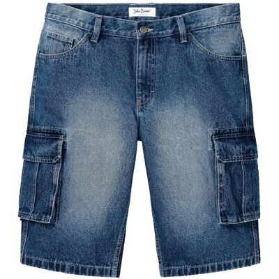 bonprix Bermuda cargo lunghi in jeans, relaxed fit 56 bonprix Bermuda cargo lunghi in jeans, relaxed fit 56