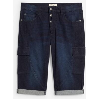 bonprix Bermuda di jeans cargo elasticizzati, regular fit 32 bonprix Bermuda di jeans cargo elasticizzati, regular fit 32