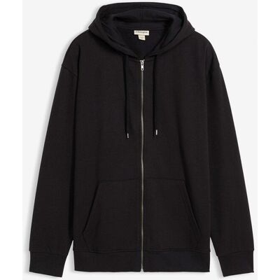 bonprix Felpa con zip, cappuccio e puro cotone, loose fit 52 bonprix Felpa con zip, cappuccio e puro cotone, loose fit 52