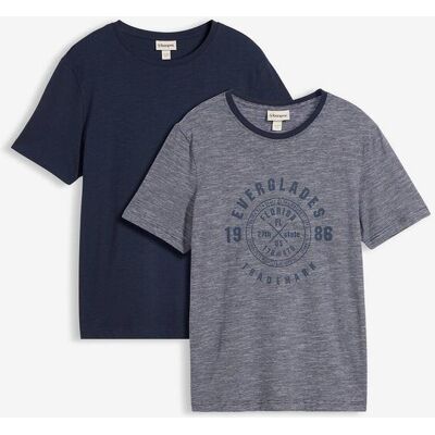 bonprix T-shirt in puro cotone (pacco da 2) 64 bonprix T-shirt in puro cotone (pacco da 2) 64