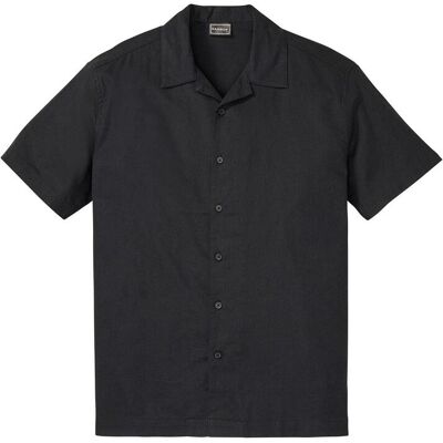 bonprix Camicia a maniche corte in misto lino leggero, loose fit 47 bonprix Camicia a maniche corte in misto lino leggero, loose fit 47