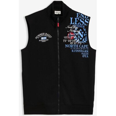 bonprix Gilet in felpa con collo dritto 48 bonprix Gilet in felpa con collo dritto 48